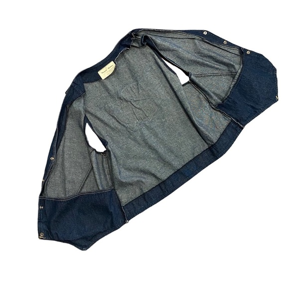 Vintage Vest Men's Motorcycle Biker Denim American Voyager Association USA 2XL - Picture 4 of 7